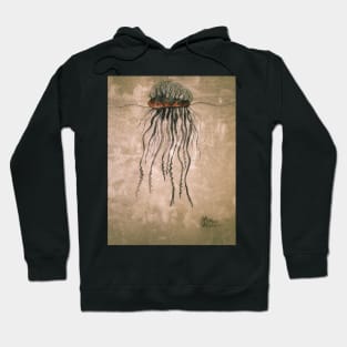 Portuguese Man O' War with grunge Hoodie